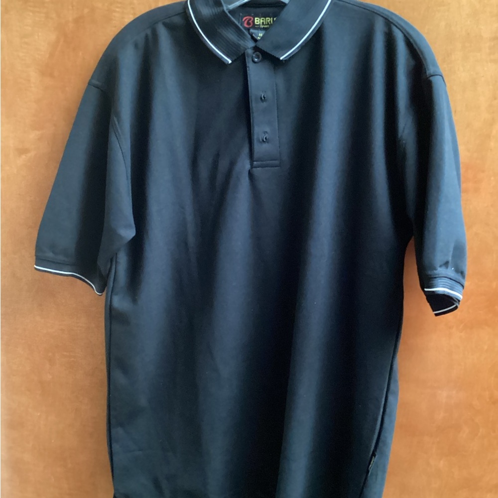 BARU Sports Black polo shirt, size M